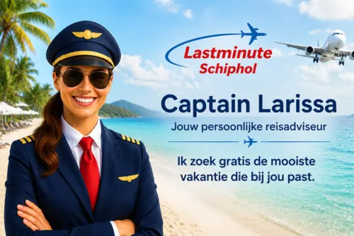 Captain Larissa vakantie adviseur